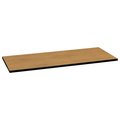 Hon Rectangle Table Top, 60" X 24" X 1.13", Harvest/Black Top, High-Pressure Laminate HMT2460G.N.C.P